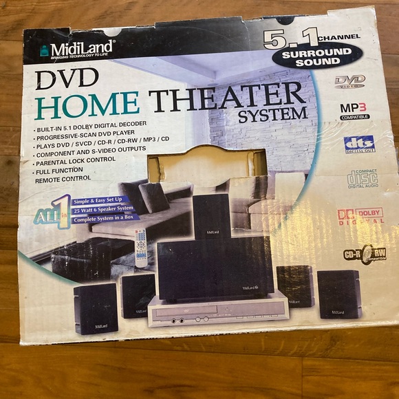 DVD Home Theater System 5-1 Channel Surround Sound NEW!!! - Picture 2 of 4